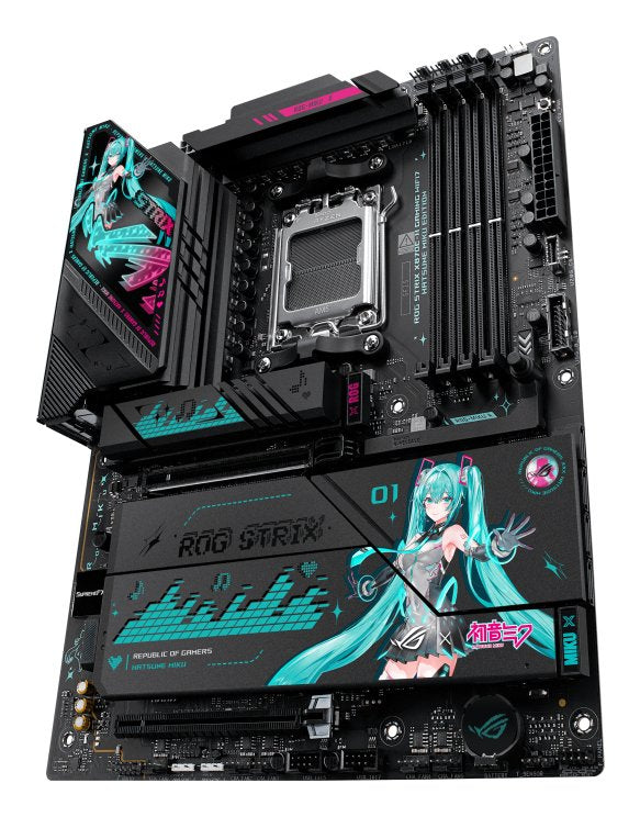 Asus Rog Strix X870e-H Gaming Hatsune Miku Edition (Negro) 90mb1ma0-M0eay0
