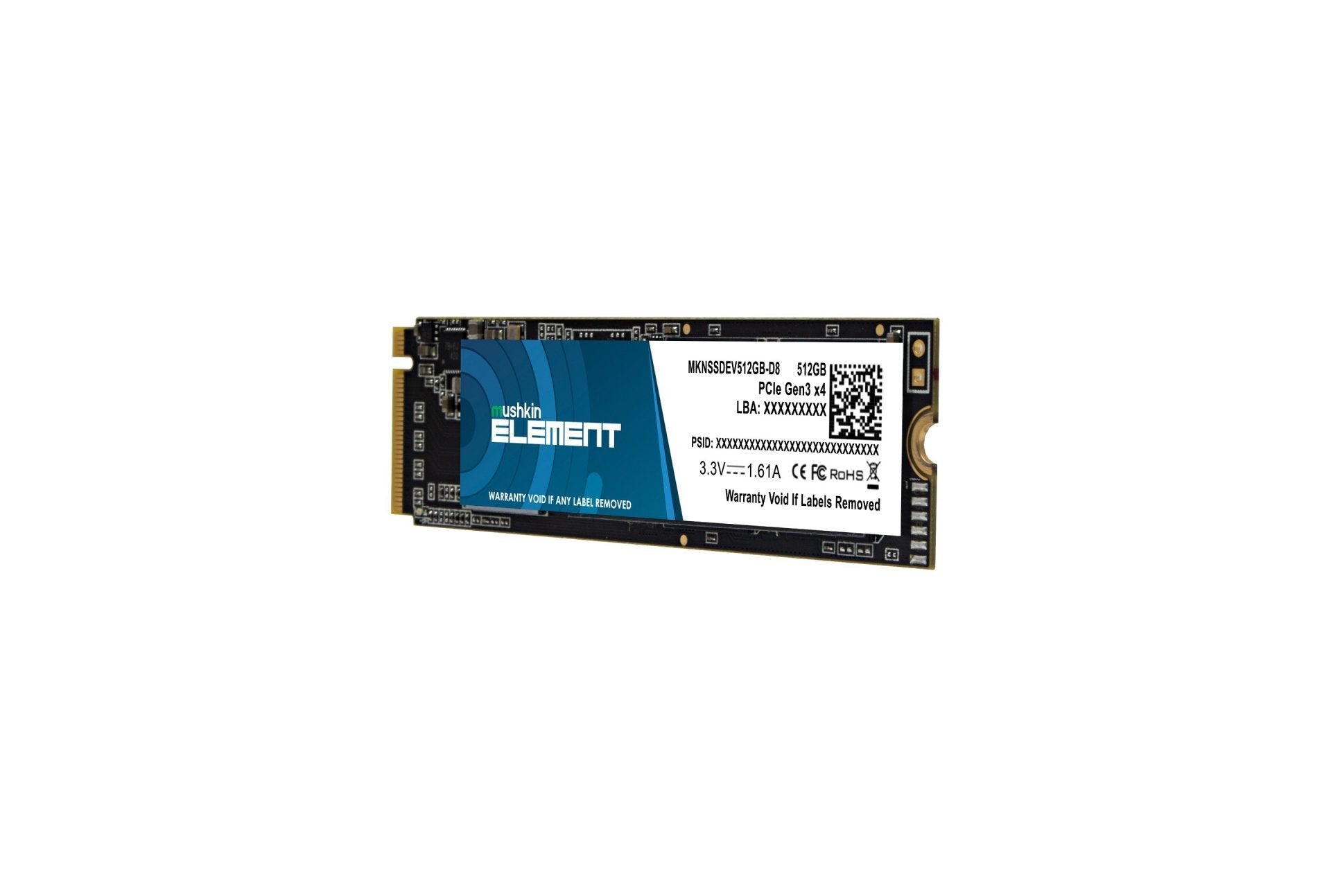 Disco Ssd Mushkin Element M.2 512gb Pcie Gen3x4 Nvme