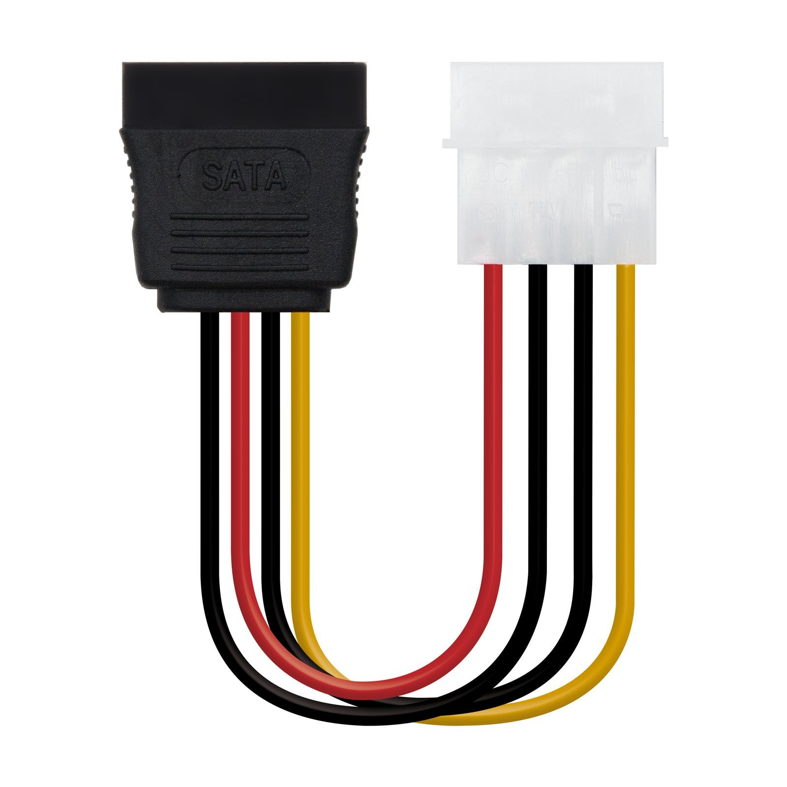 Nanocable Cable Sata Alimentacion 5.25" Molex 4pin Macho A Sata Hembra Oem 0.16m