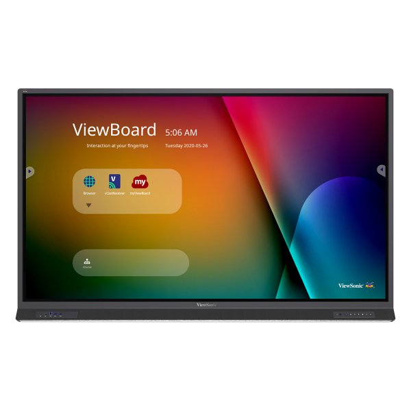 Viewboard 52serie Touchscreen - 75inch - 4k - Android 9.0 - Ir 400 Nits - Usb-C - Dp - 2x15w + Sub 15w + Array Mic 8/64gb