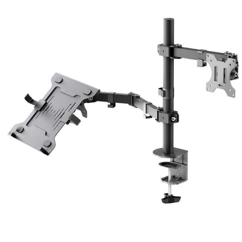 EAN 4040849708152 - Goobay 70815 soporte para ordenador portátil Soporte de mesa con estante para ordenador portátil y brazo  imagen 1