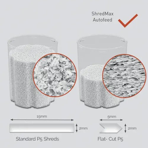 Trituradora Automática Rexel Shredmax Autofeed+ 150m, P5, 150 Hojas, Cubo De 15 L