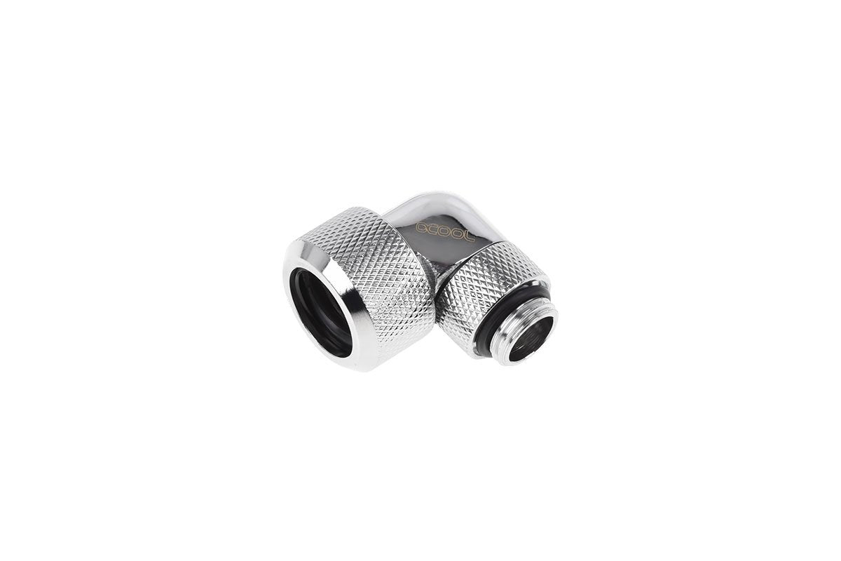 Enlace Alphacool Eiszapfen 16mm Hardtube Anschraubtülle 90° Drehbar, 17394