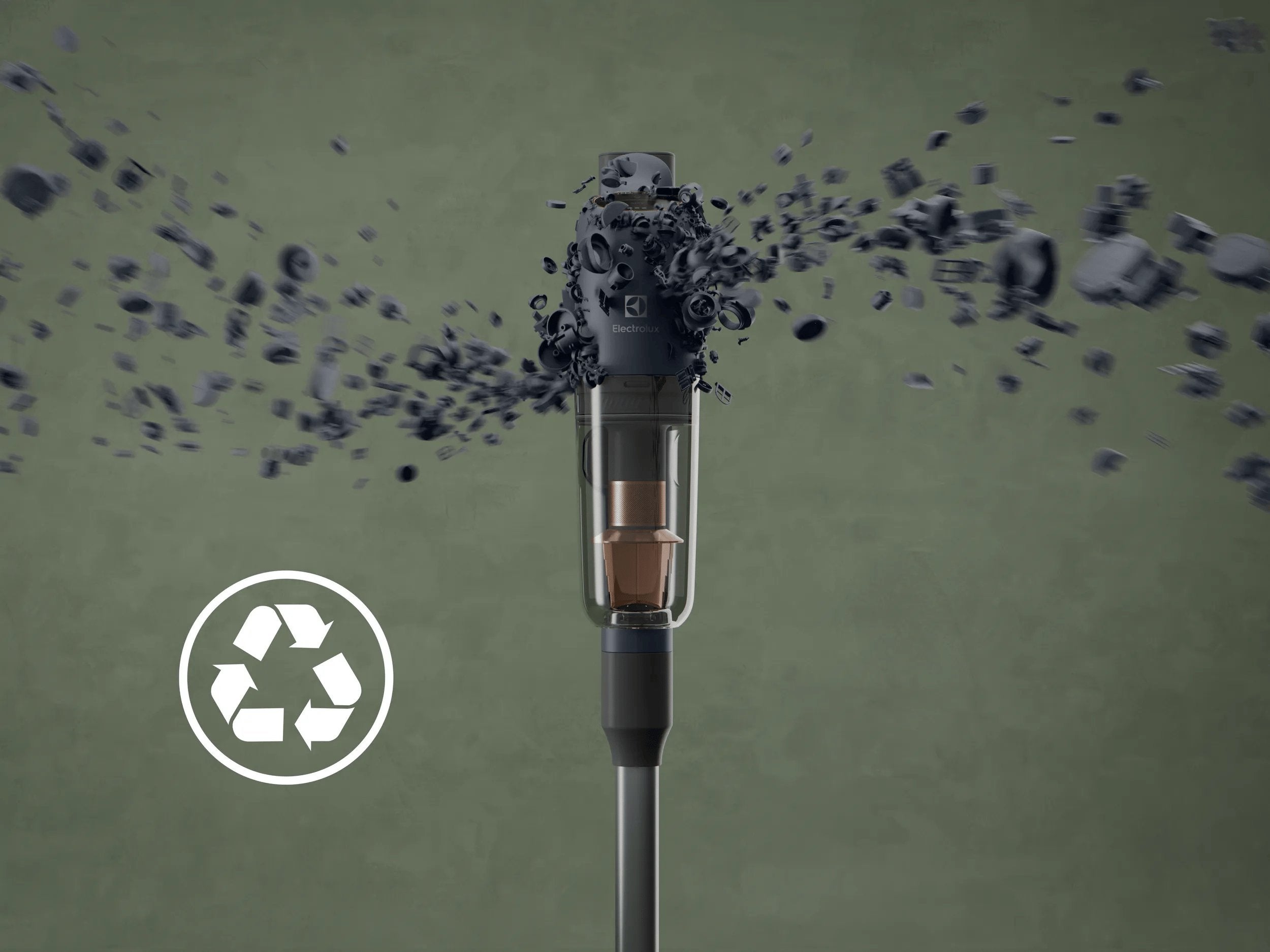 Aspiradora  Electrolux Ep71b14wet Escoba Eléctrica Aspiradora Escoba Batería Seca Y Húmeda Sin Bolsa 0,3 L Azul