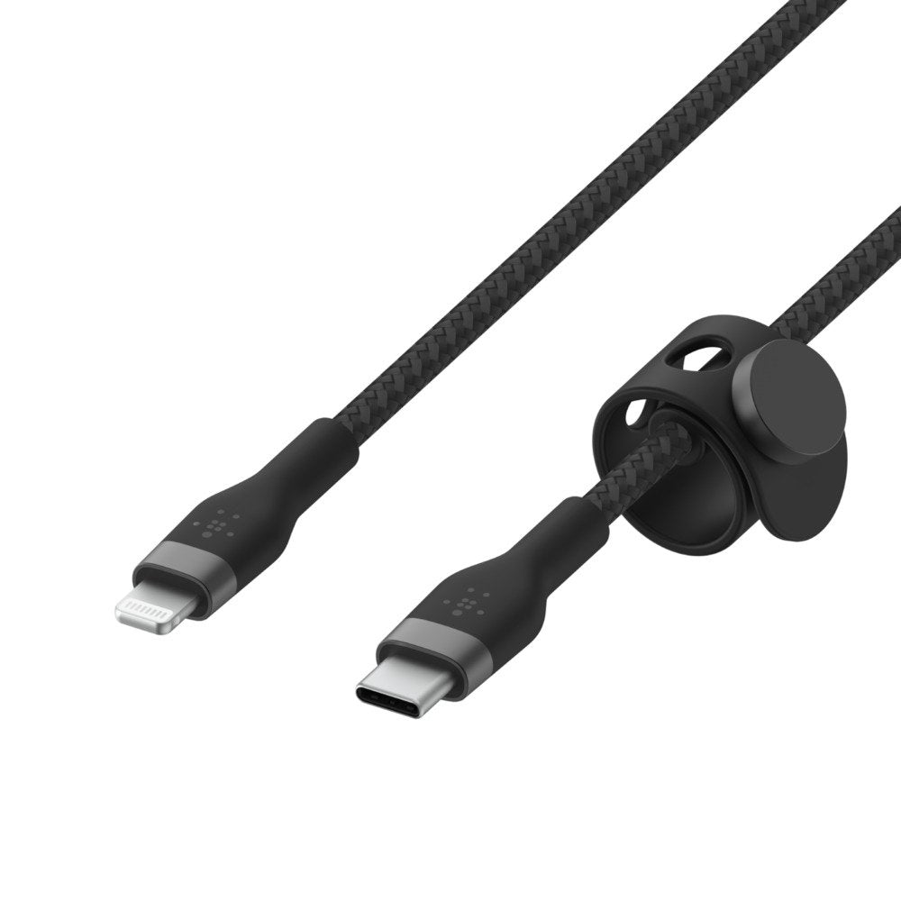 Usb-C To Ltg_braid Silic 3m Black