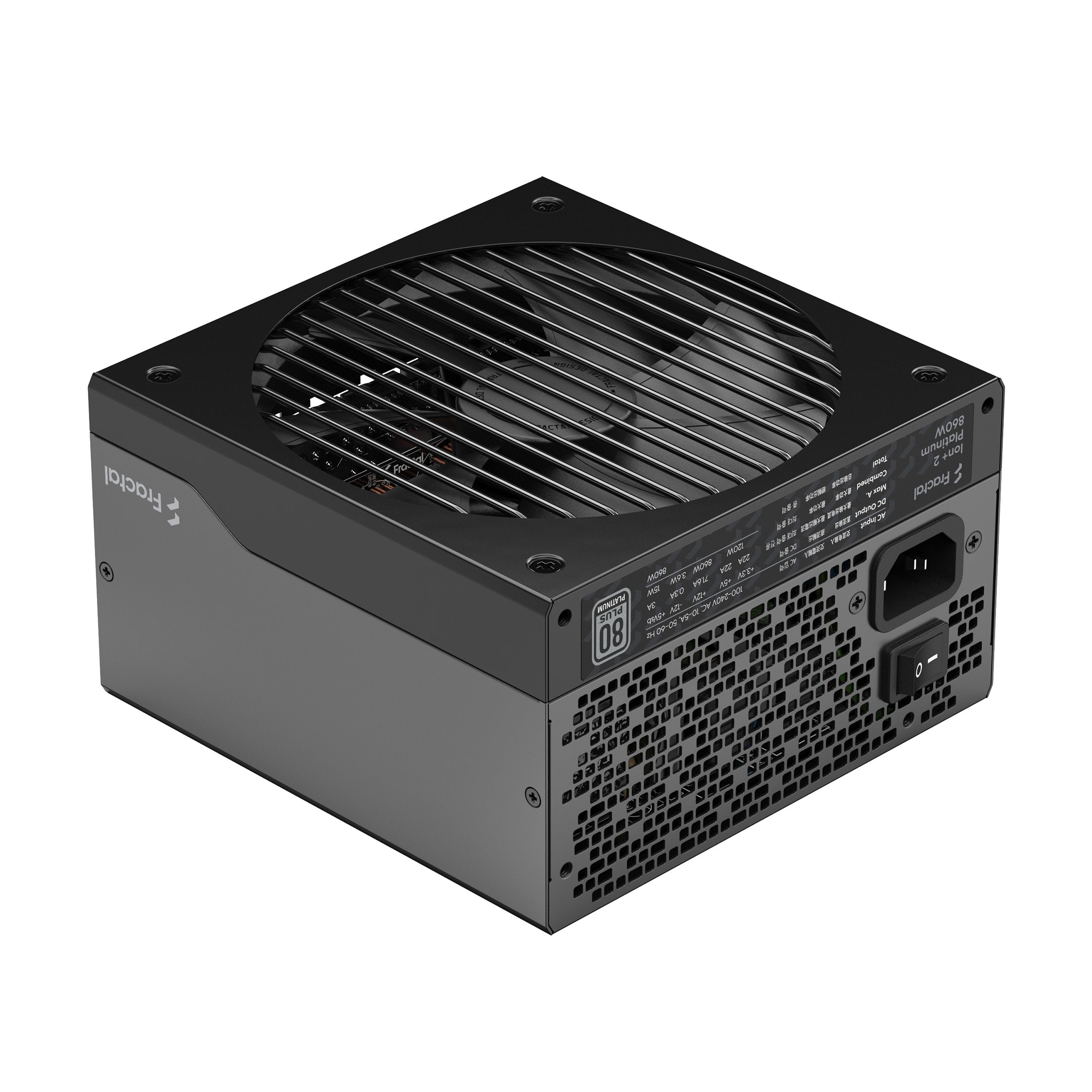 Fuente De Alimentacion Fractal Design Ion+ 2 Platinum 860w, Para Pc Fd-P-Ia2p-860-Eu