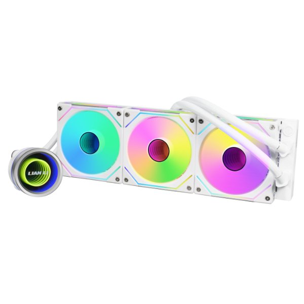 Lian Li Galahad Ii Trinity Sl Aio 360mm Performance Argb Cpu Water Cooler - Whit