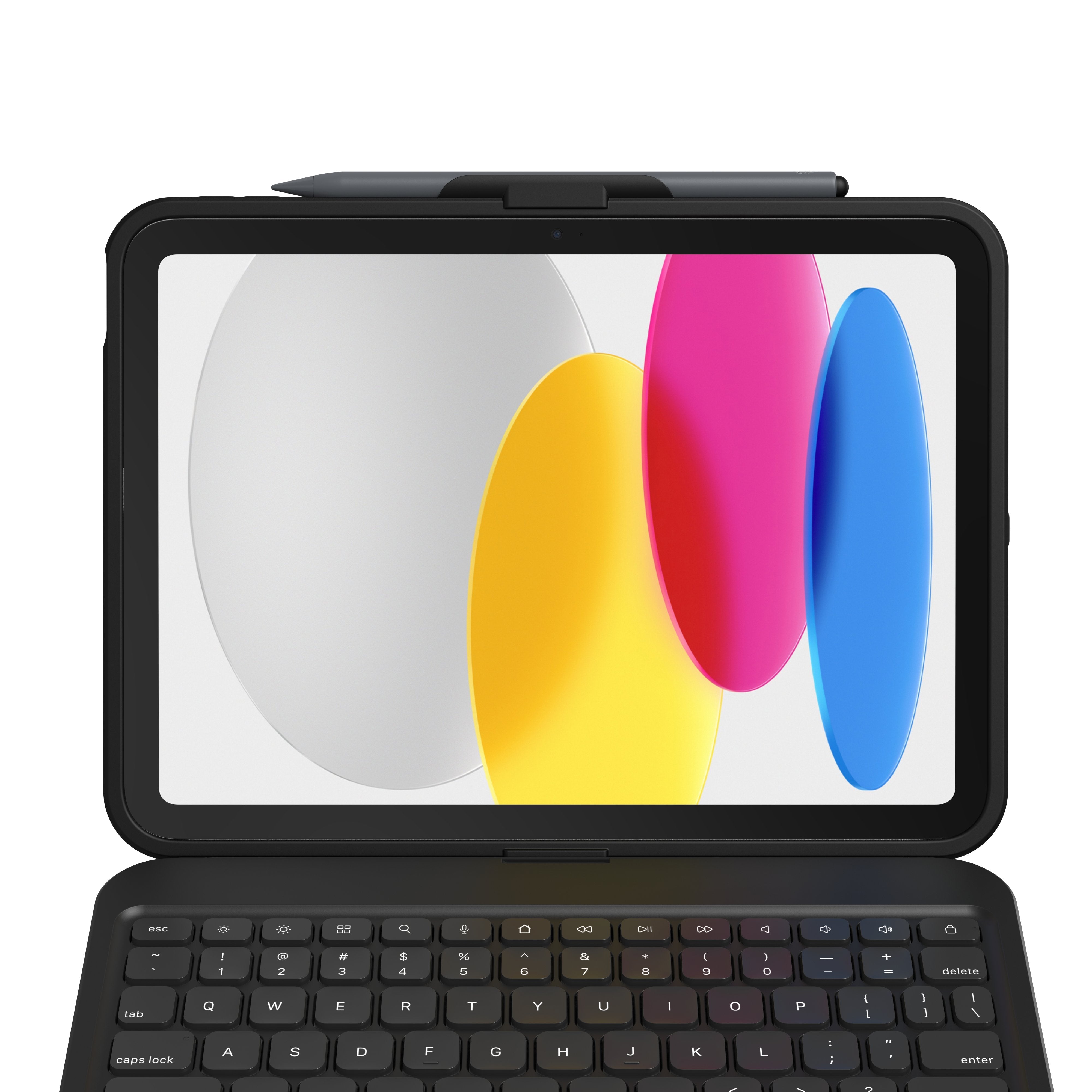 Zagg Tough Keys Bluetooth-Keyboard Para Ipad 10.9" (10. Gen/A16) Negro