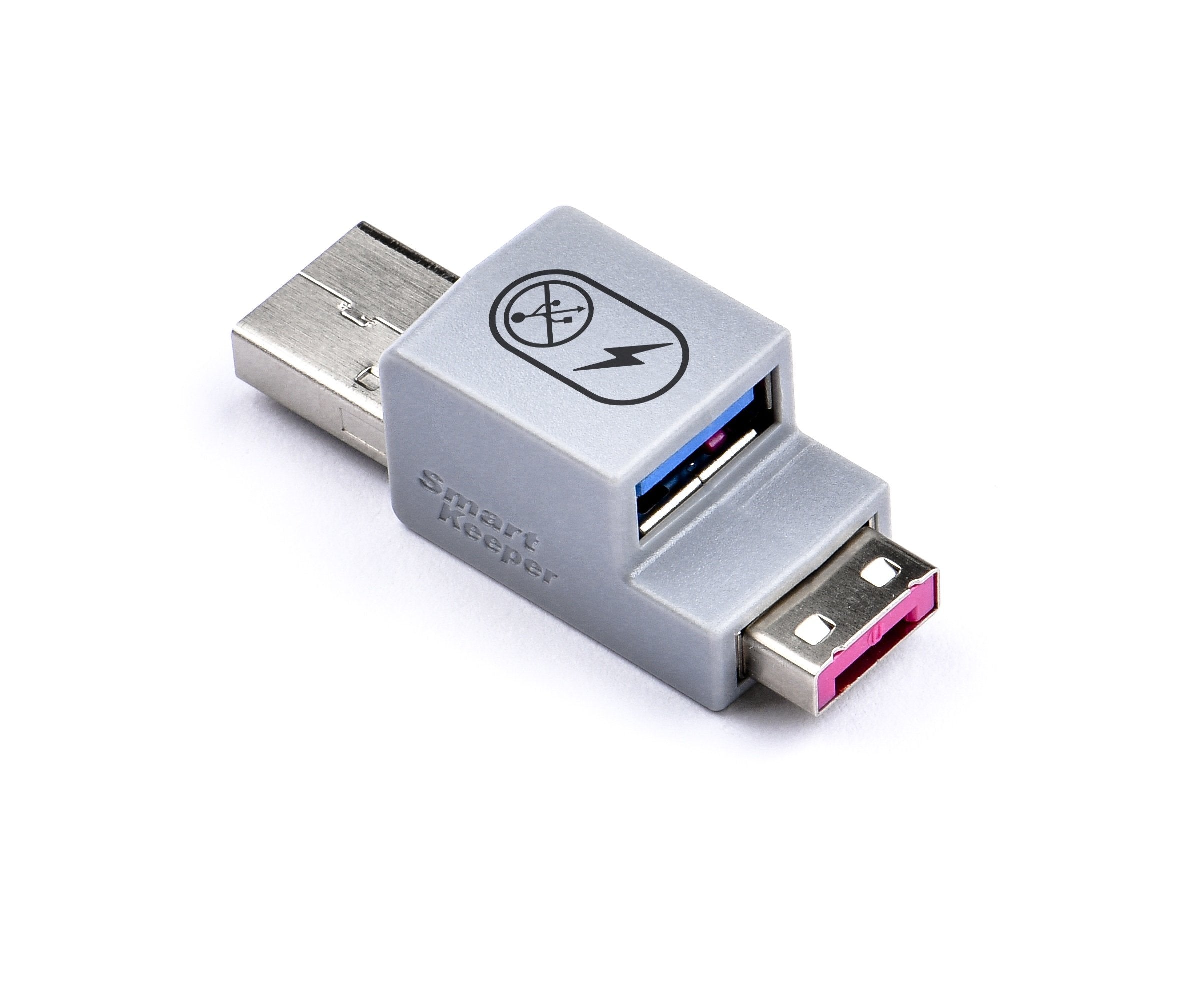 Bloqueador De Datos Inteligente Smartkeeper Basic "Puerto Usb-A" Rosa