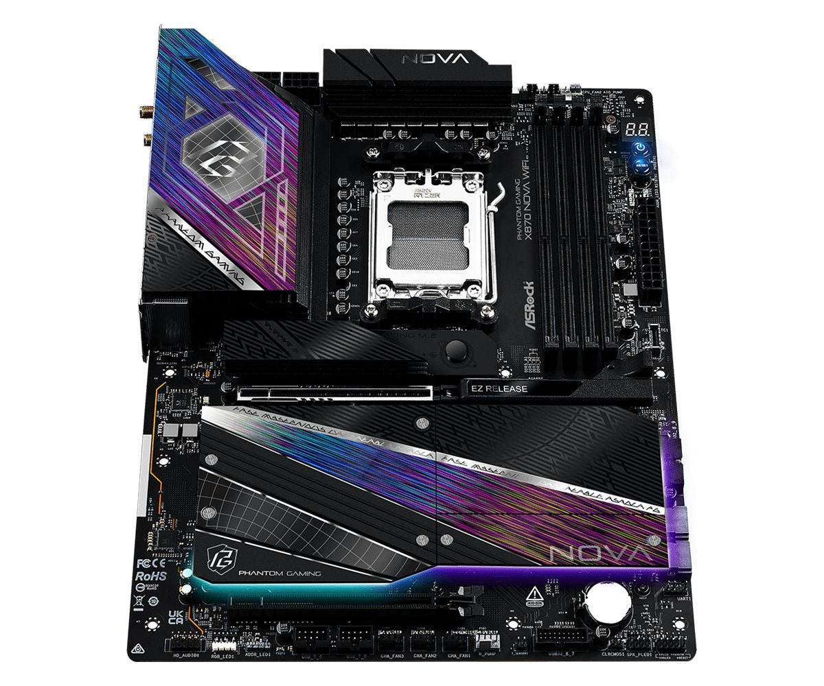 Asrock X870 Nova Wifi Am5 Atx Hdmi Usb-C Ddr5