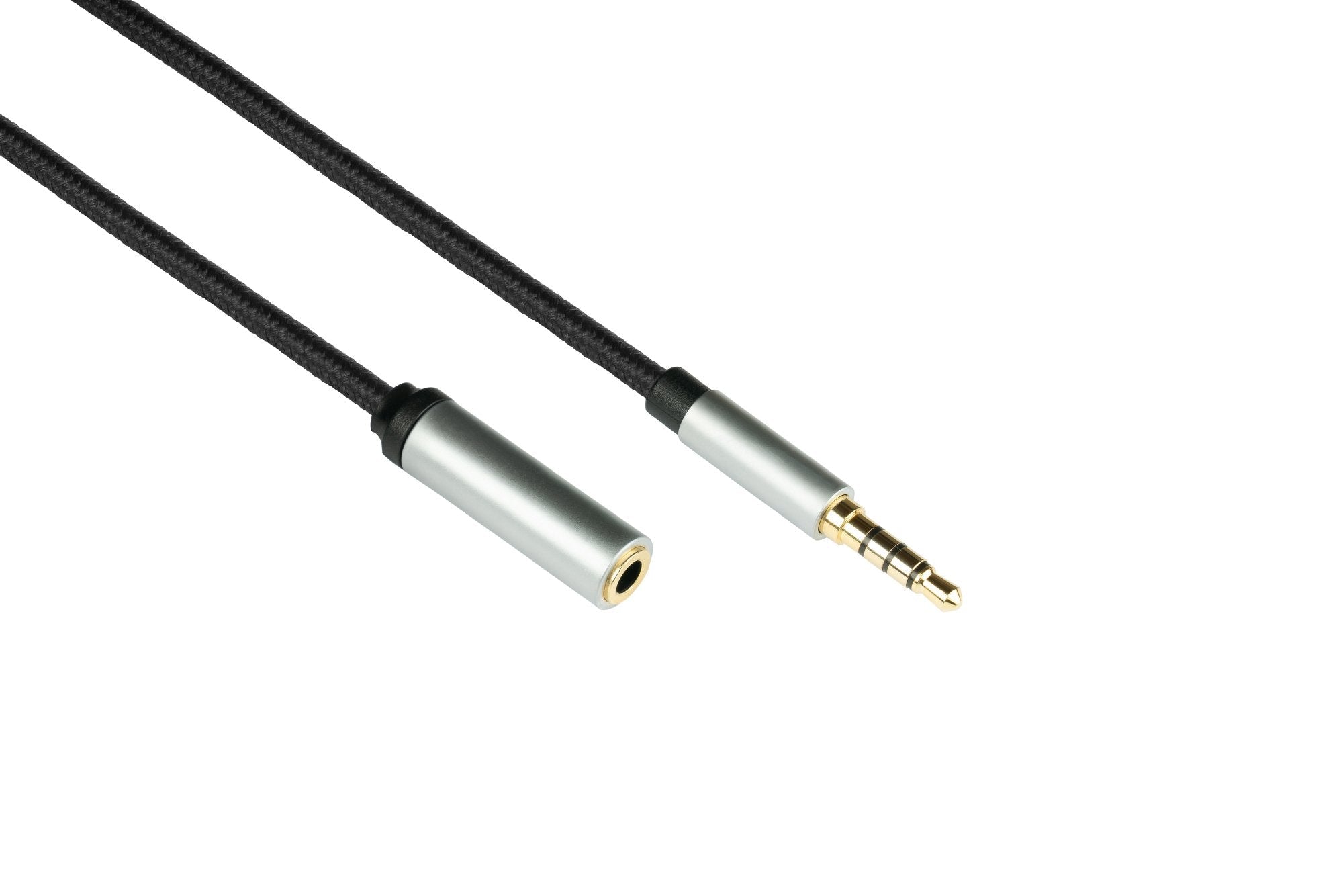 Python Cable De Audio 4-Pol. Klinkenst. An Conector Hembra Negro 2m