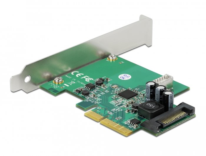 Delock Tarjeta Pci Express A 1 X Interno Usb 3.2 Gen 2 Clave B Hembra De 20 Pines