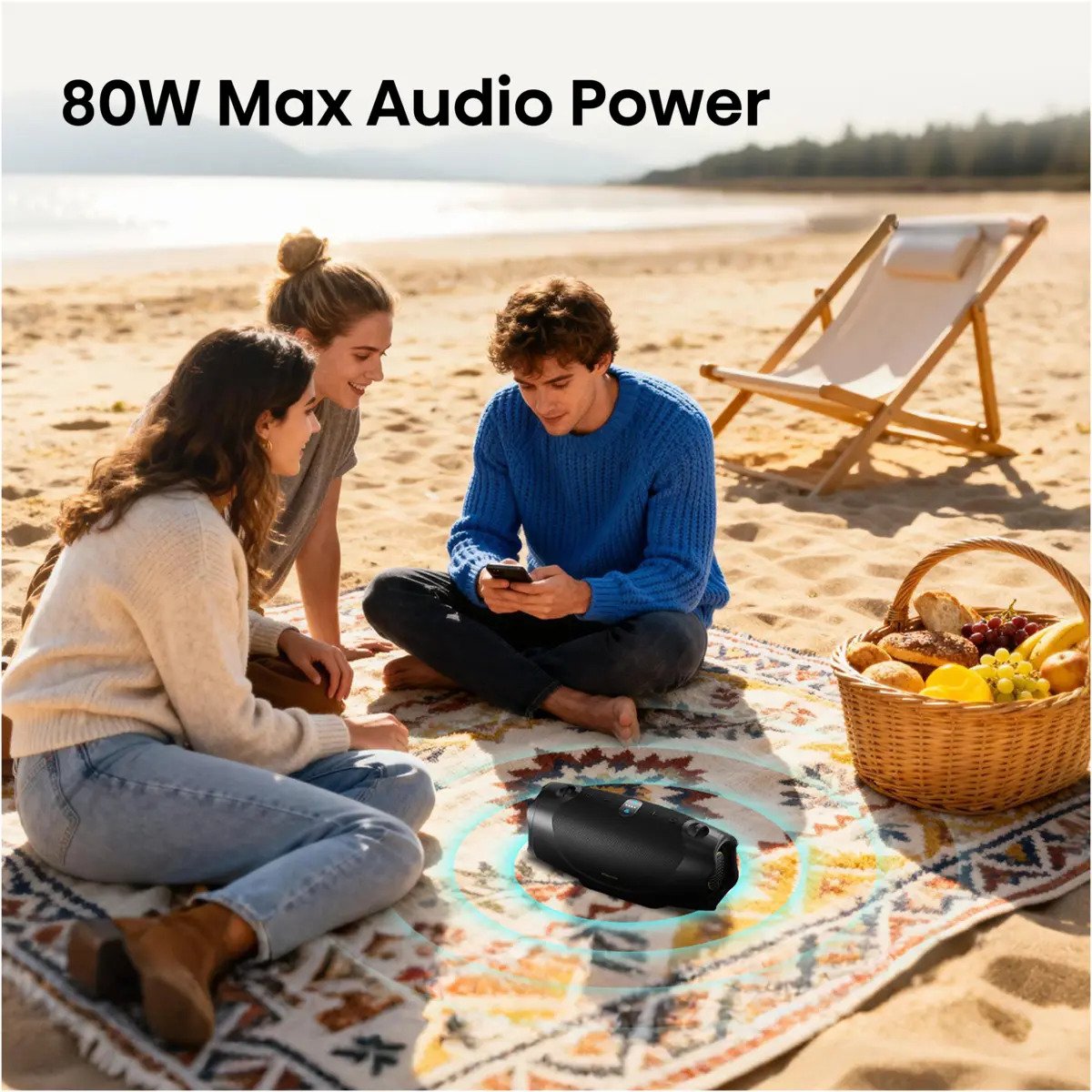 Altavoz Portátil Hisense Flex Boom 80w 20h