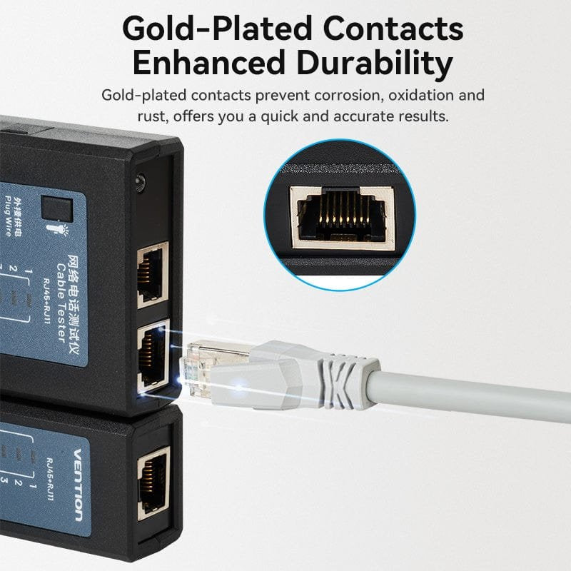 Tester Vention Kefb0 Para Rj11-Rj12-Rj45