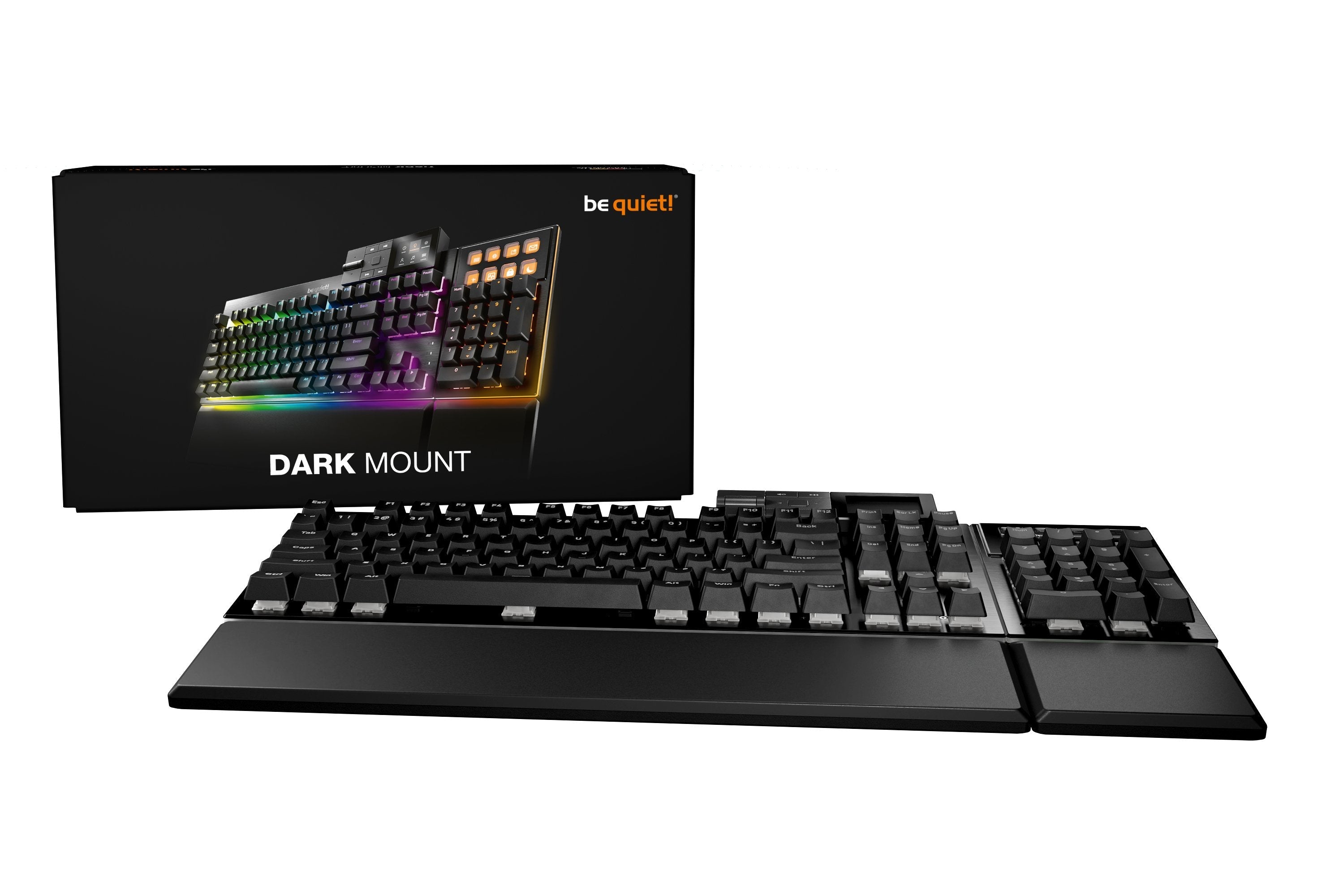 Be Quiet! Dark Mount Silent Linear Us Ansi Teclado Juego Usb Qwerty Inglés De Ee. Uu. Negro