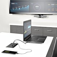 Startech.Com Kitbzdock Puente De Conferencia Av 3840 X 2160 Pixeles Ethernet Negro