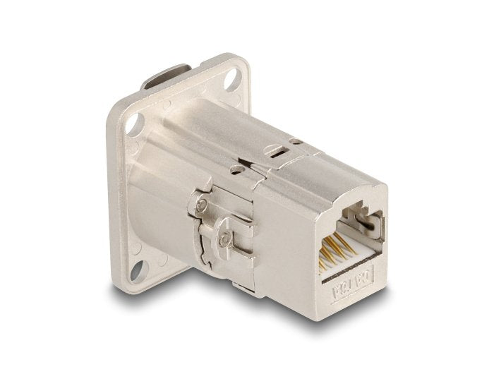 Delock 67062 Conector Empotrable Rj45 Tipo-D Cat.6a Stp Metal