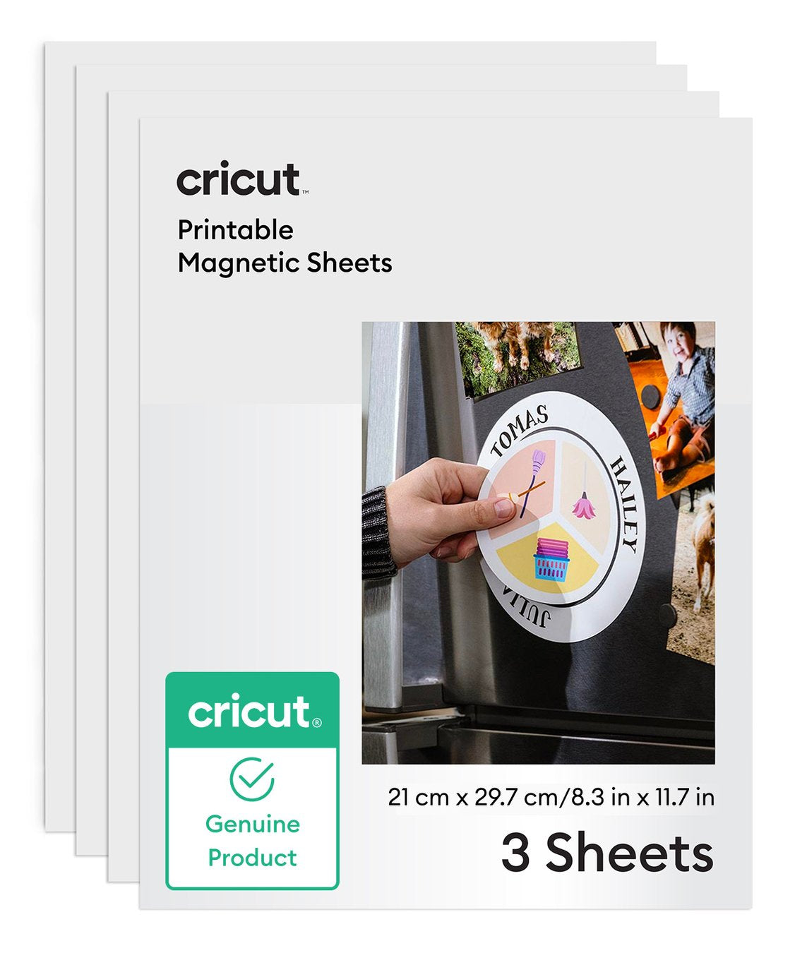 Cricut Printable Magnet Sheets A4 (3) White