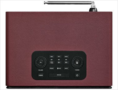Sangean Ddr-36 Bt Red Radio Con Sintonización Digital De Sobremesa Dab+ Fm-Rds Bluetooth Entrada Auxiliar