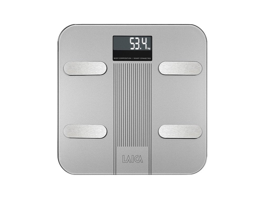 EAN 8013240102658 - Laica PS7005 báscula de baño Rectángulo Gris, Acero inoxidable Báscula personal electrónica imagen 2