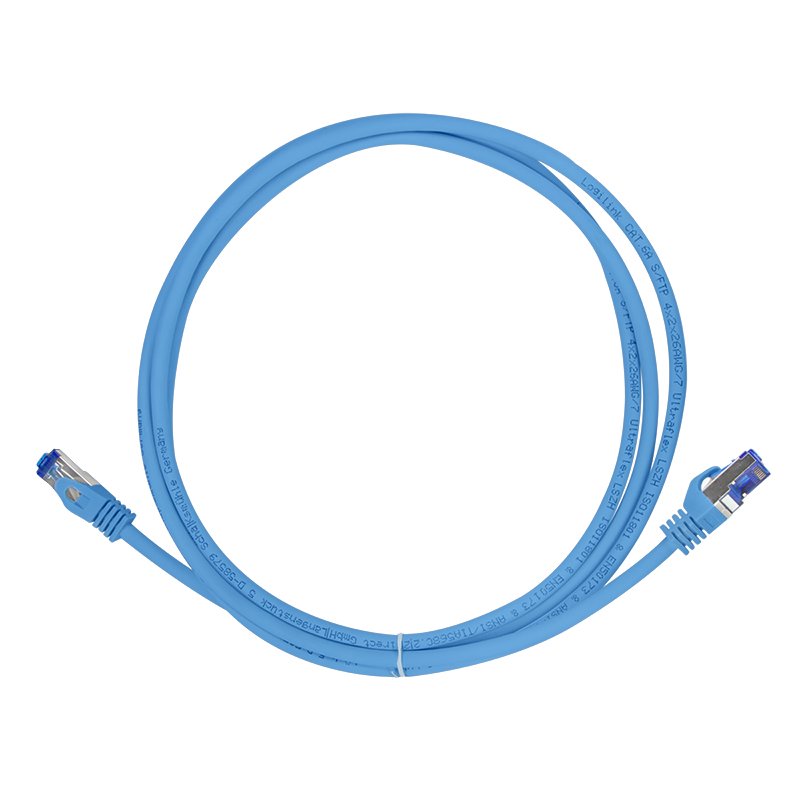 Patch Cable Cat.6a S Ftp Ultraflex Ghmt Certified, Azul 1.0m
