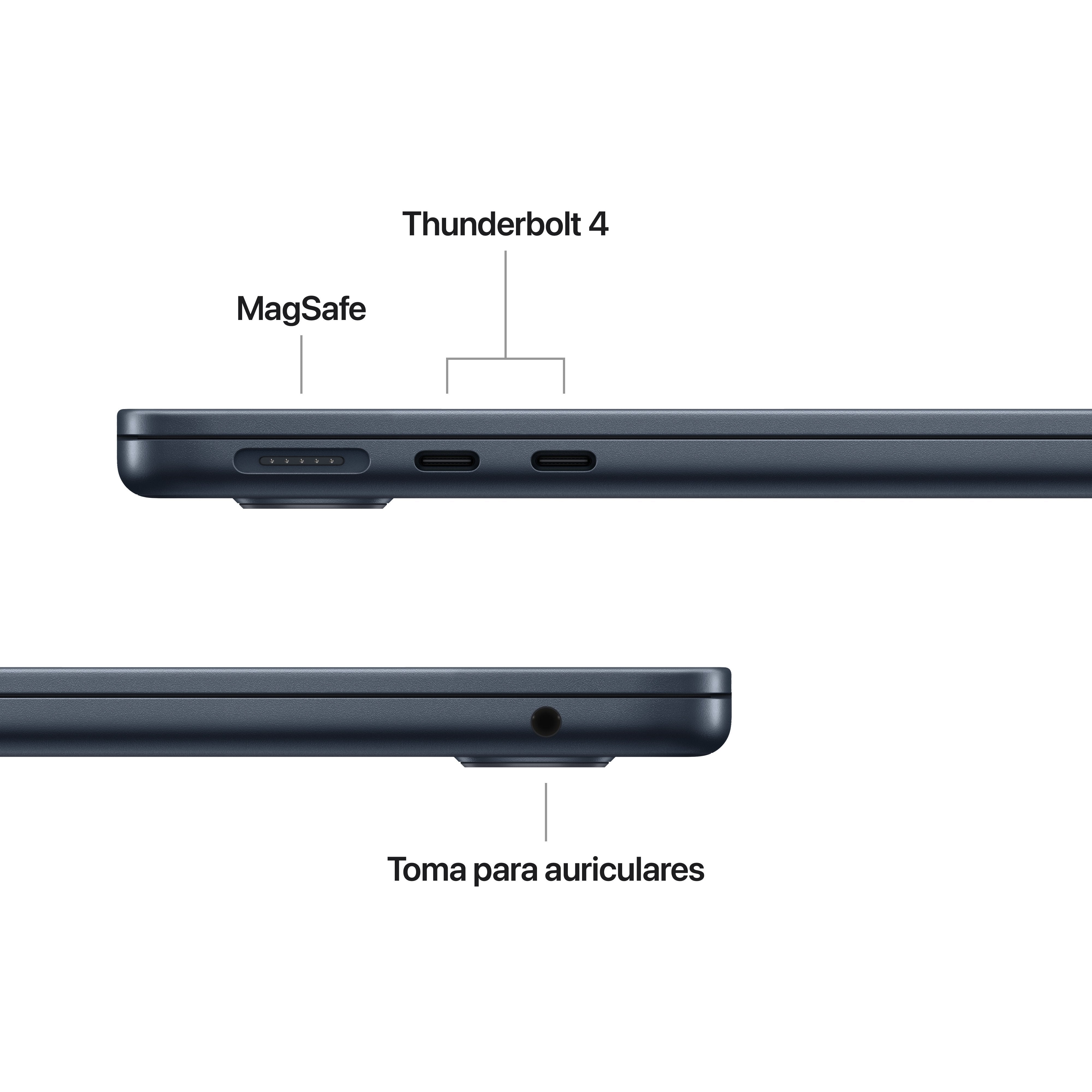 EAN 0195949838781 - Apple MacBook Air Apple M M4 Portátil 34,5 cm (13.6") 16 GB 512 GB SSD Wi-Fi 6E (802.11ax) macOS Sequoia  imagen 7