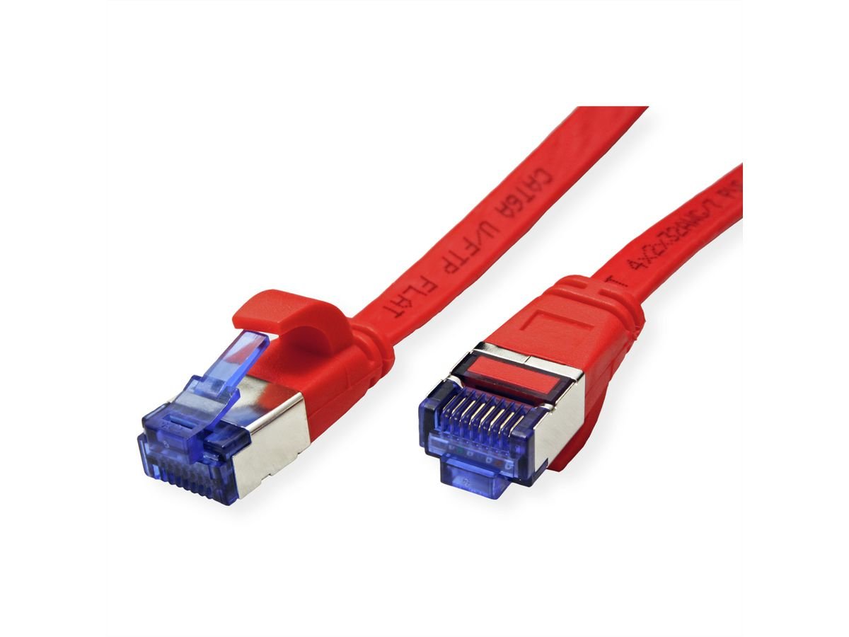 Value Cable De Red Cat.6a (Class Ea) Ftp, Extra-Flach, Rot, 5 M