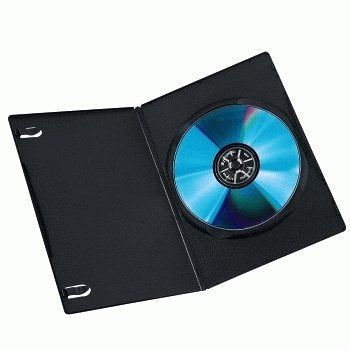Hama Slim Dvd Jewel Case Pack Of 25, Black         51182