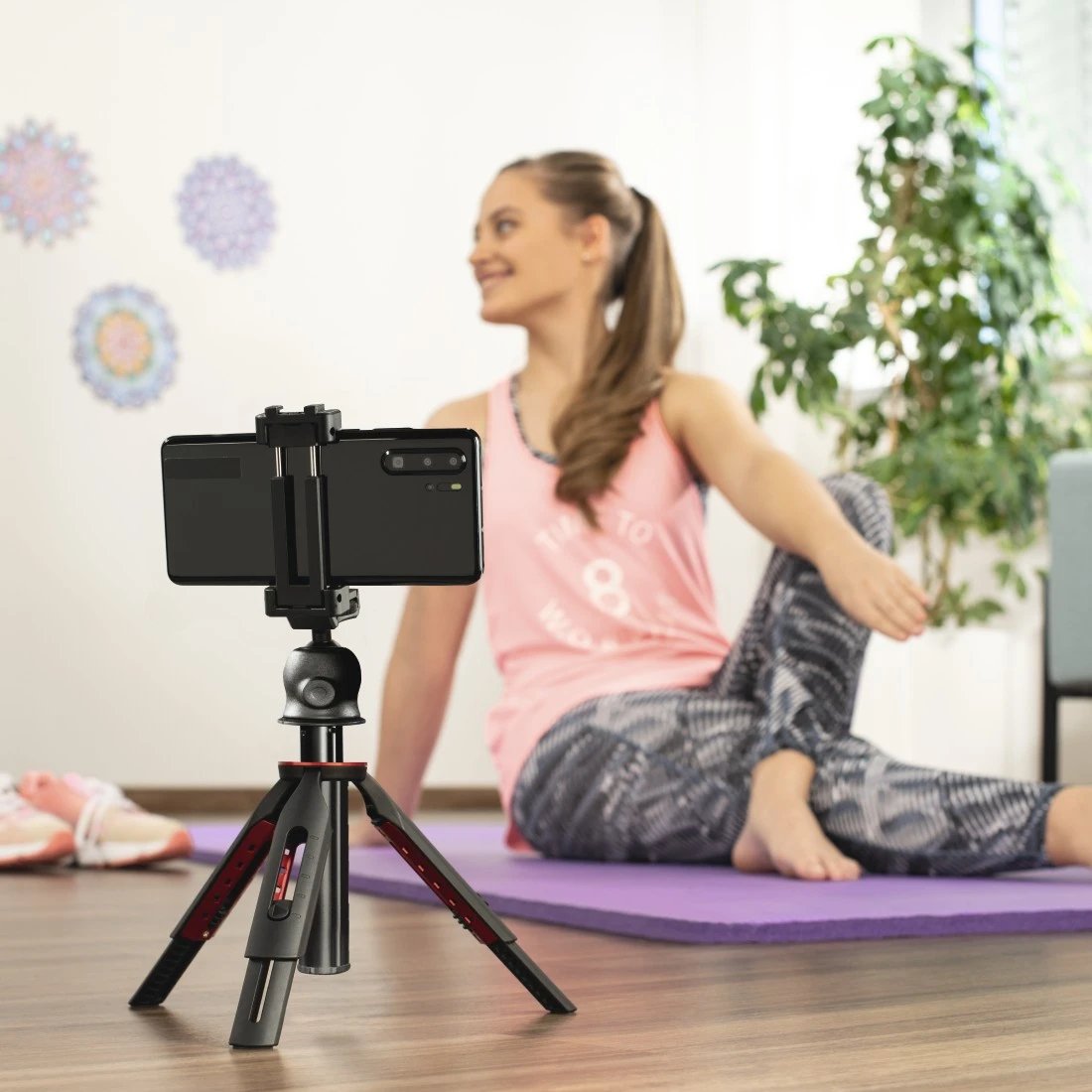 Hama Handy-Stativ Solid 80 Ball Mit Bluetooth-Auslöser