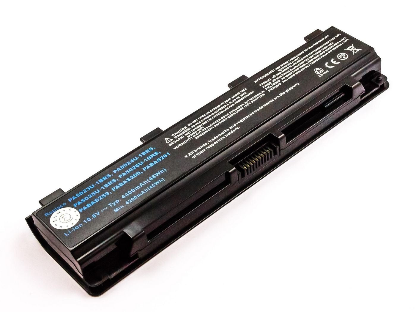 Coreparts Li-Ion, 4.4ah Batería