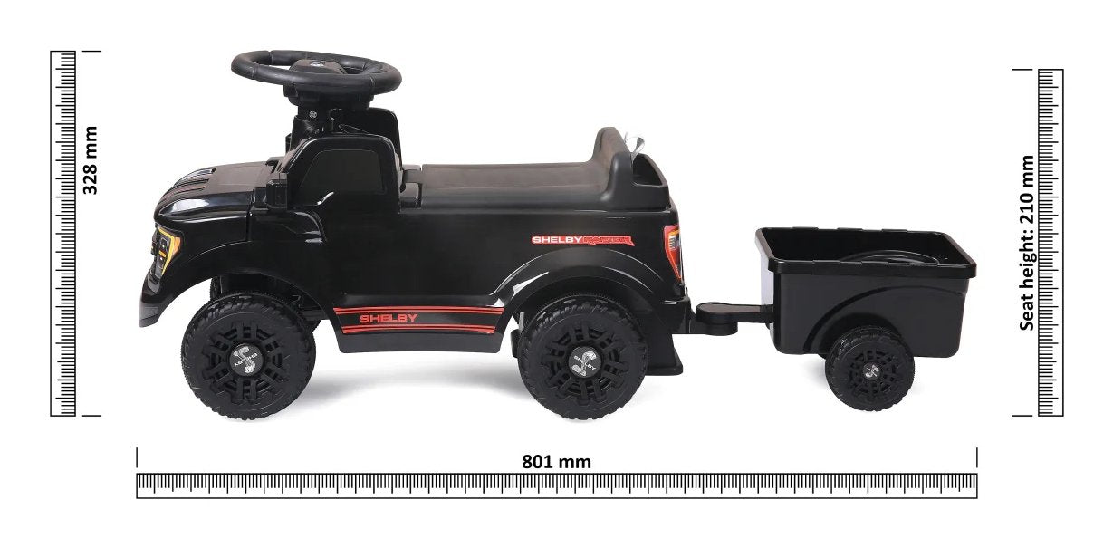 Jamara Rutscher Shelby Ford F-150 Raptor Con Anhänger Negro