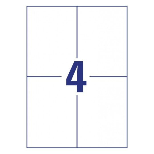 Avery Zweckform Etiquetas 6124 Blanco 105,0 X 148,0 Mm