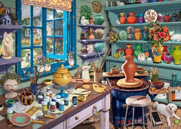 Puzzle 1000 Piezas Steve Read (Puzzle Secreto) Estudio De Arte