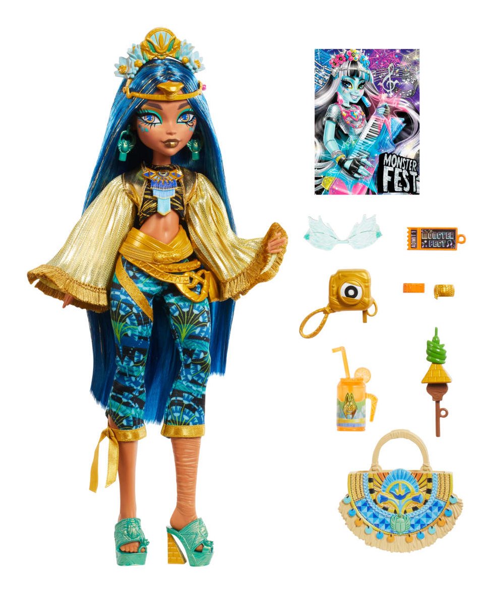 Mattel Monster High Monsterfest Cleo De Nile Muñeca Hxh81