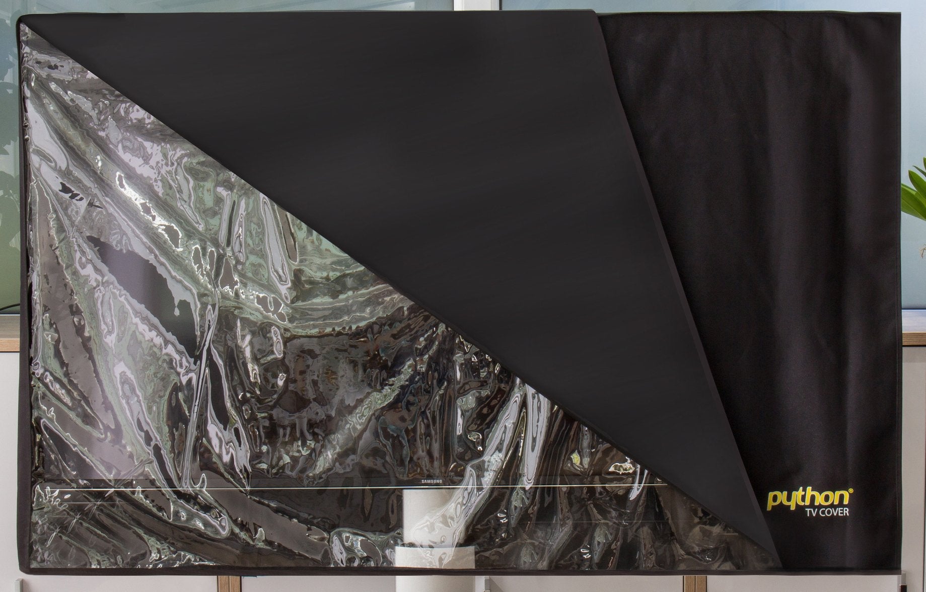 Python Tv-Funda Wetterfemer Schutz 101x63cm 40" Bis 43" Tv