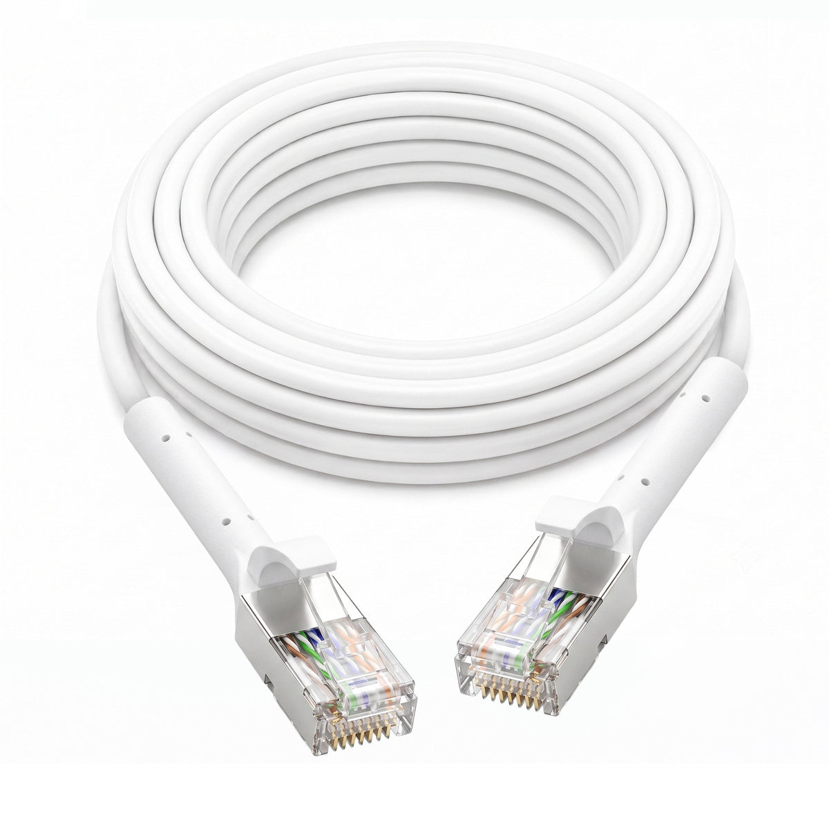 EAN 5906168638985 - Extralink Kat.6A U/FTP 2m 1Gbps Biały | Patchcord LAN | Miedź Kabel sieciowy skrętka, łamana końcówka (EX imagen 6