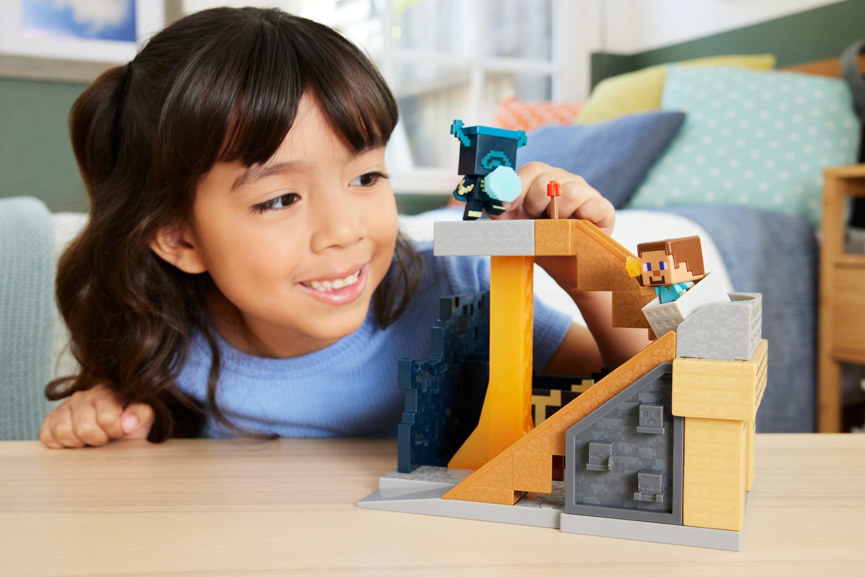 Zestaw Figurek Minecraft Mini Mode Przywolanie Nadzorcy