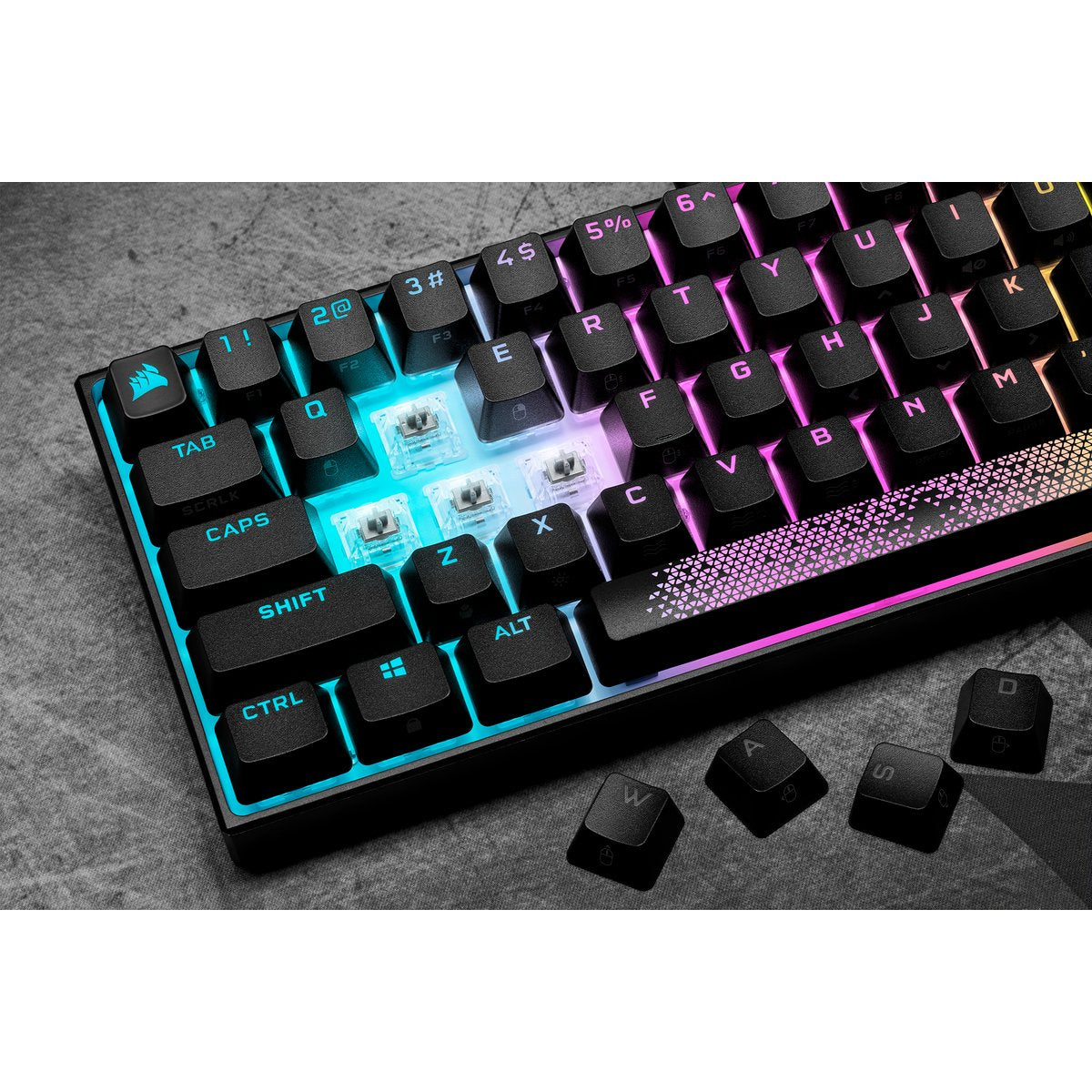 Corsair K65 Rgb Mini 60% Teclado Usb Alemán Negro