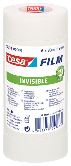 Tesa Film Invisible 6 Rollos Transparente