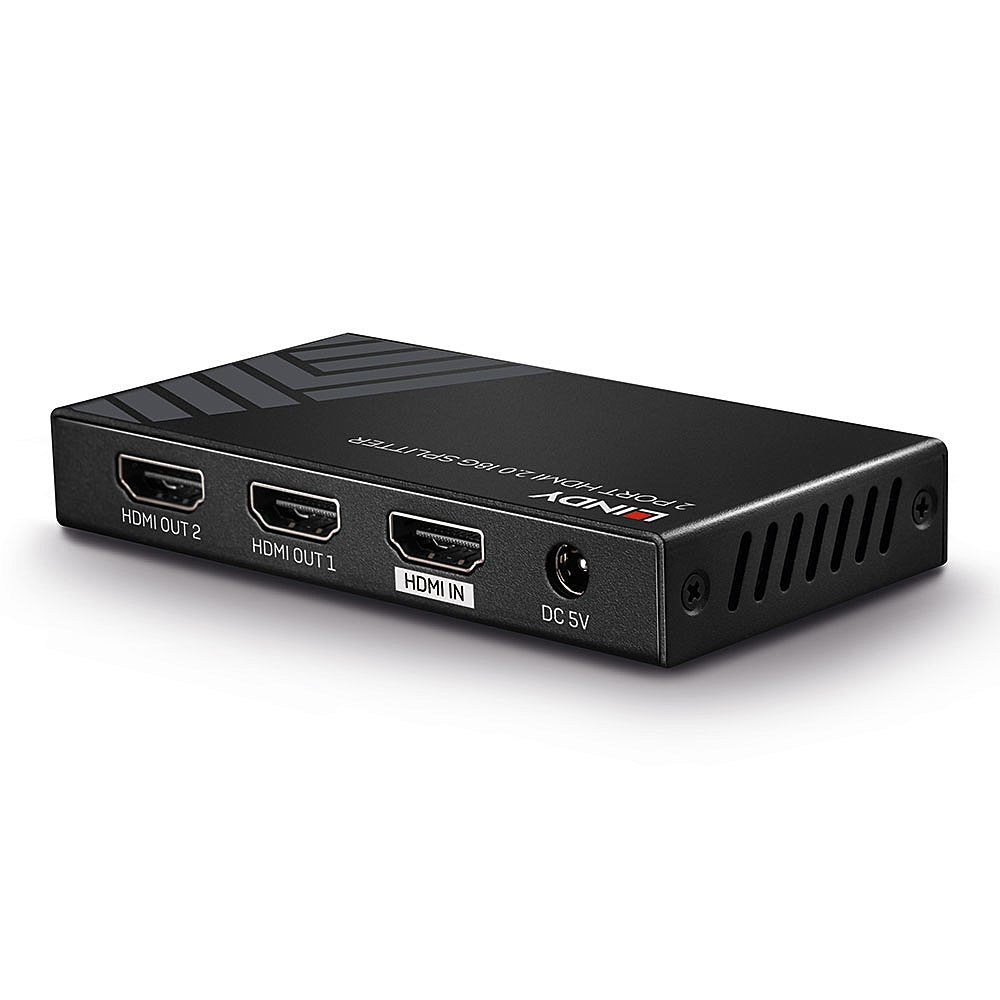 Lindy 38235 Divisor De Video Hdmi 2x Hdmi (Lindy Hdmi 2.0 18g Splitter. 2x Ports)