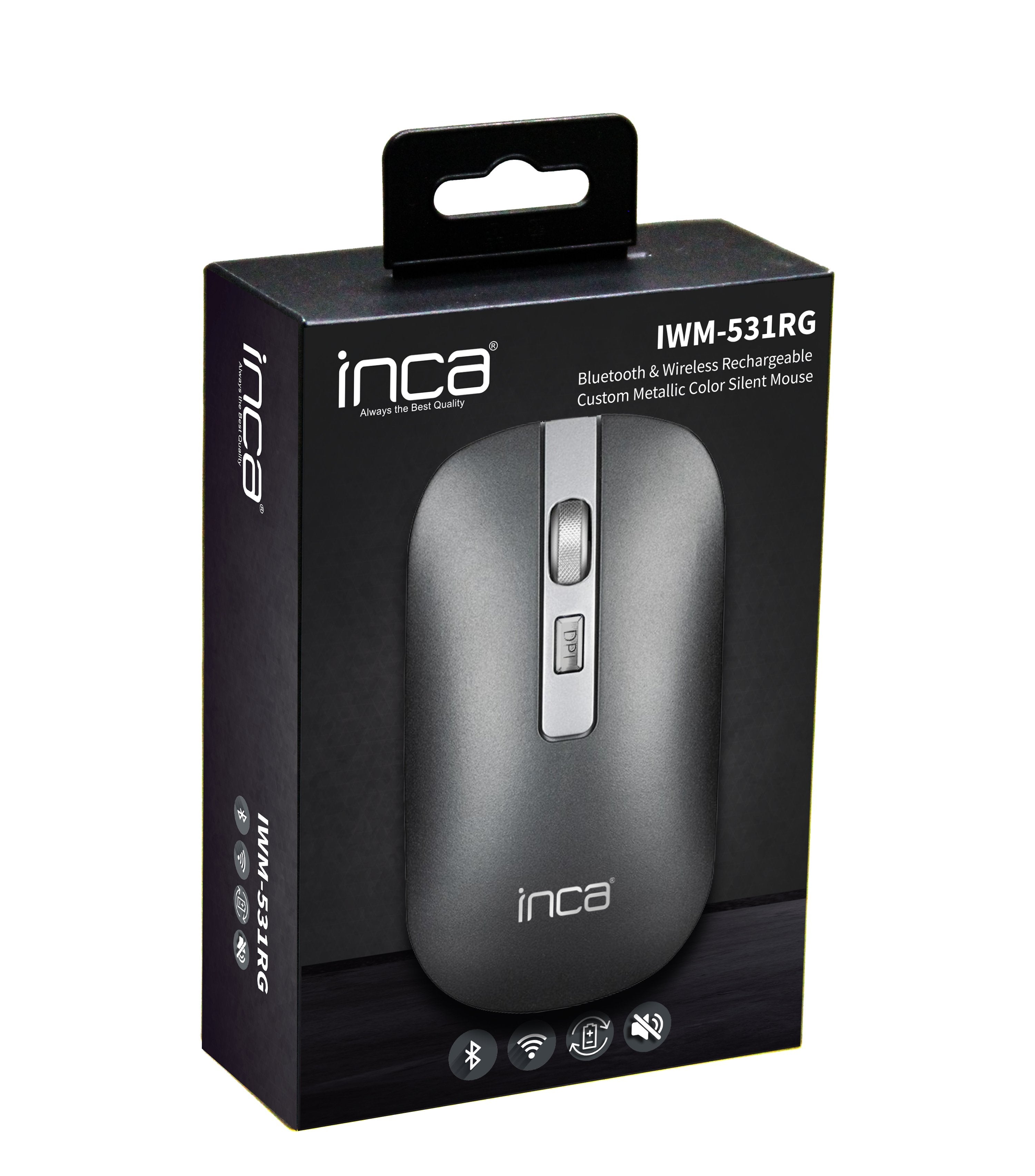 Raton Inca Iwm-531rg  Bluetooth & Wireless, Akku, Silent, Si Retail