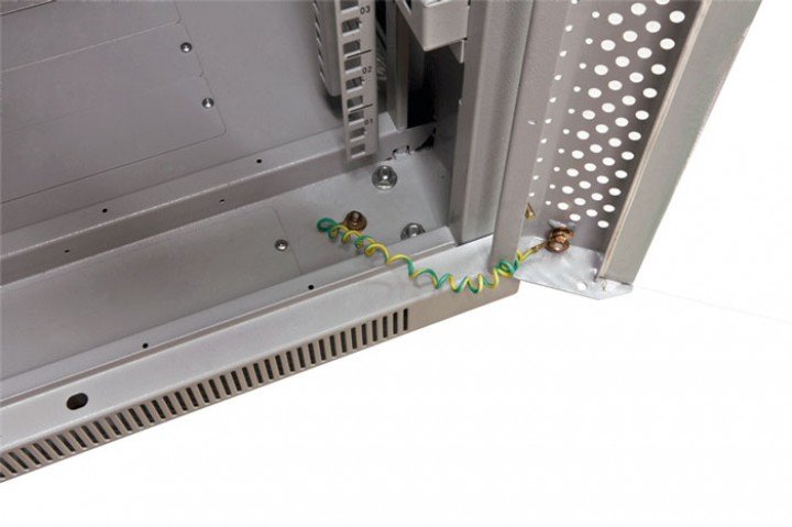 Allnet 19\"Schrank, 22he, B600/T 600mm, Glamür, Lichtgris, Snb-Serie,