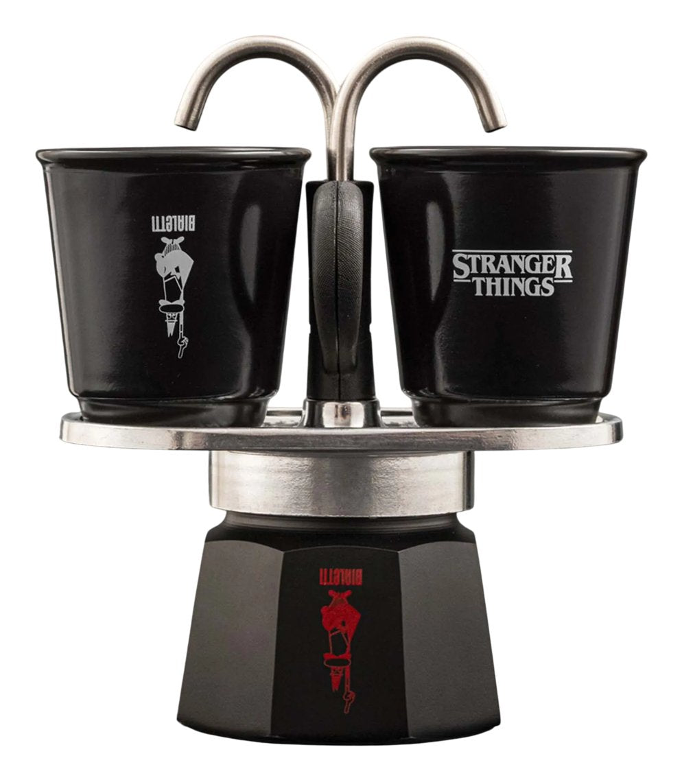 Bialetti Espressokanne Stranger Things Con 2 Espressotassen