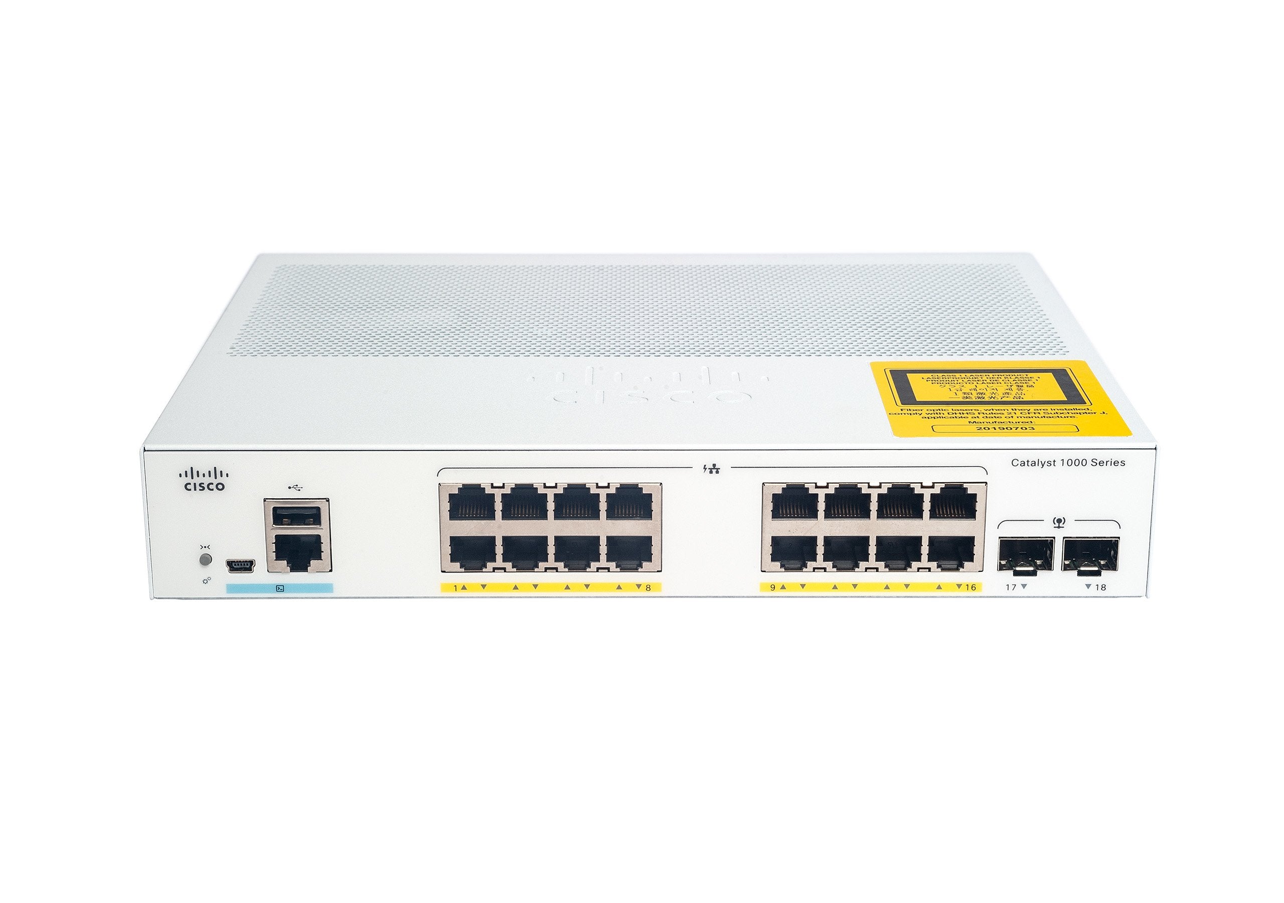 EAN 889728248488 - Cisco Catalyst C1000-16T-2G-L switch Gestionado L2 Gigabit Ethernet (10/100/1000) Gris imagen 2