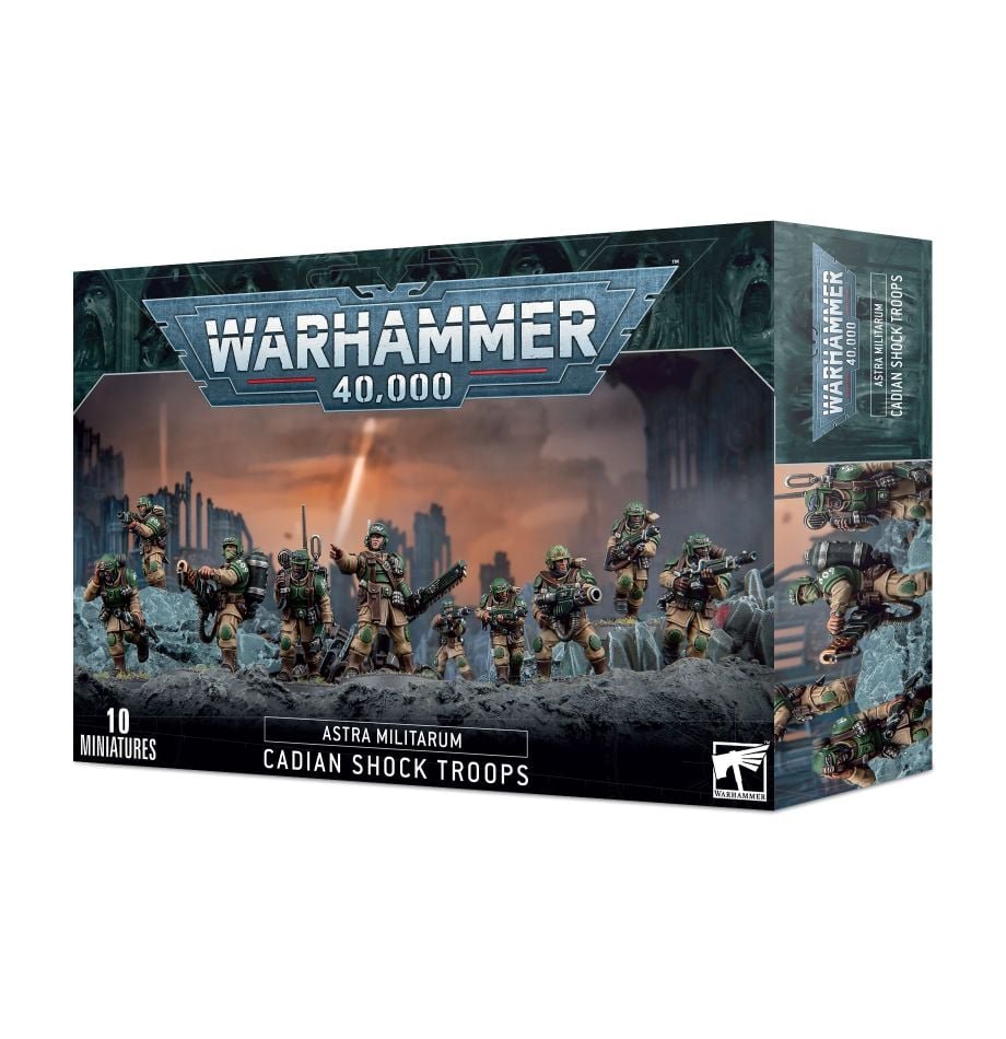 Warhammer 40k - Astra Militarum Troupe De Chocs Cadienne (2023)