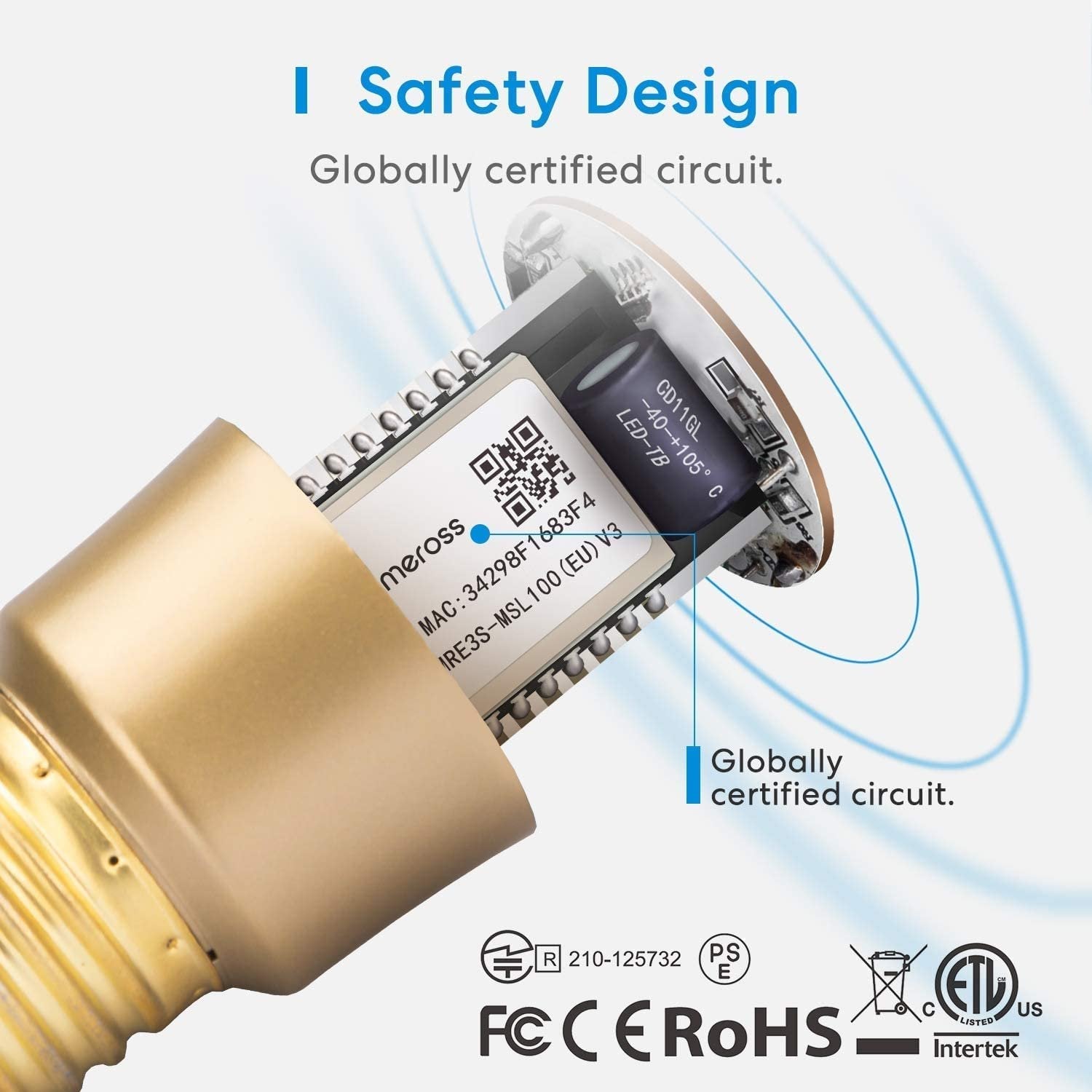 Meross Smart Wi-Fi Led Bulb With Dimmer
