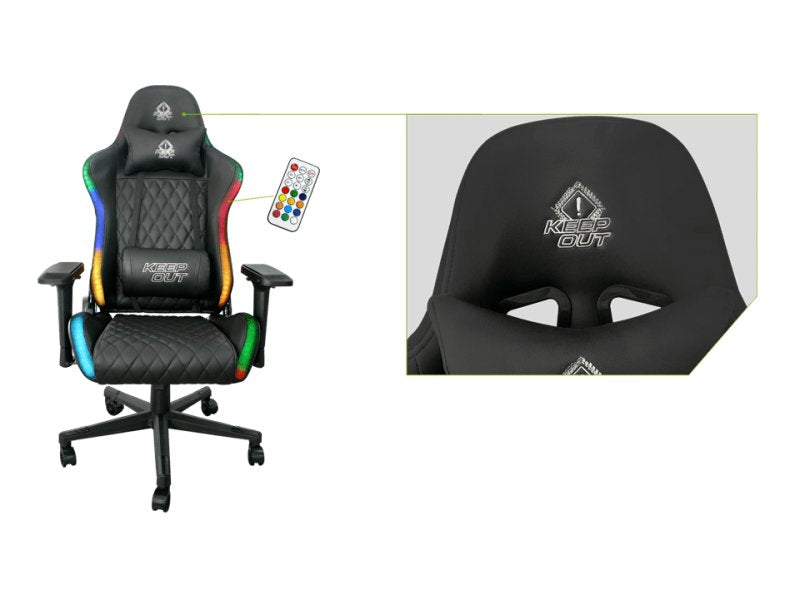 Keep Out Xspro Rgb/Negro Silla Gaming