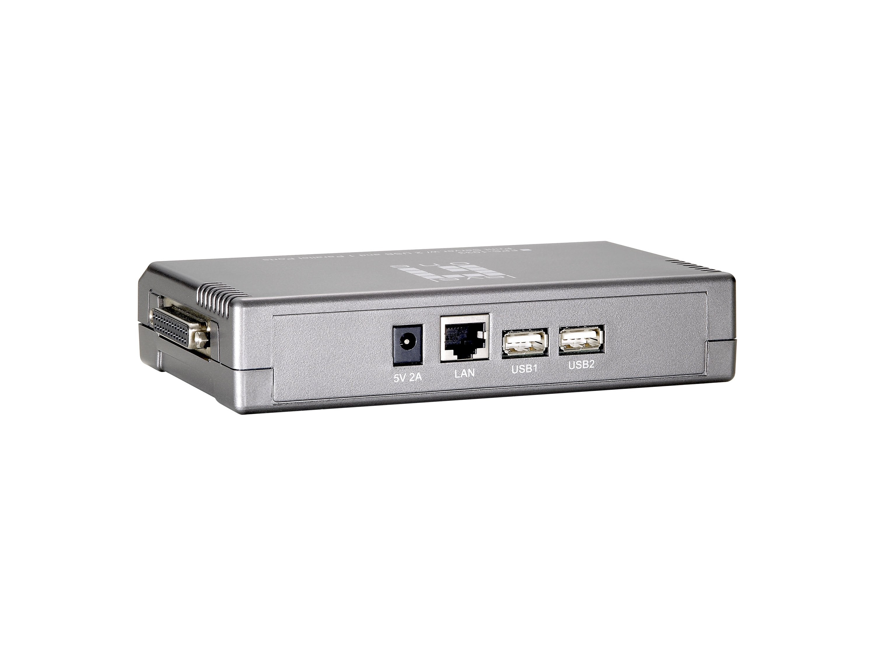 Print Server Level One  1 Puerto  Paralelo 2 Puertos Usb 2.0