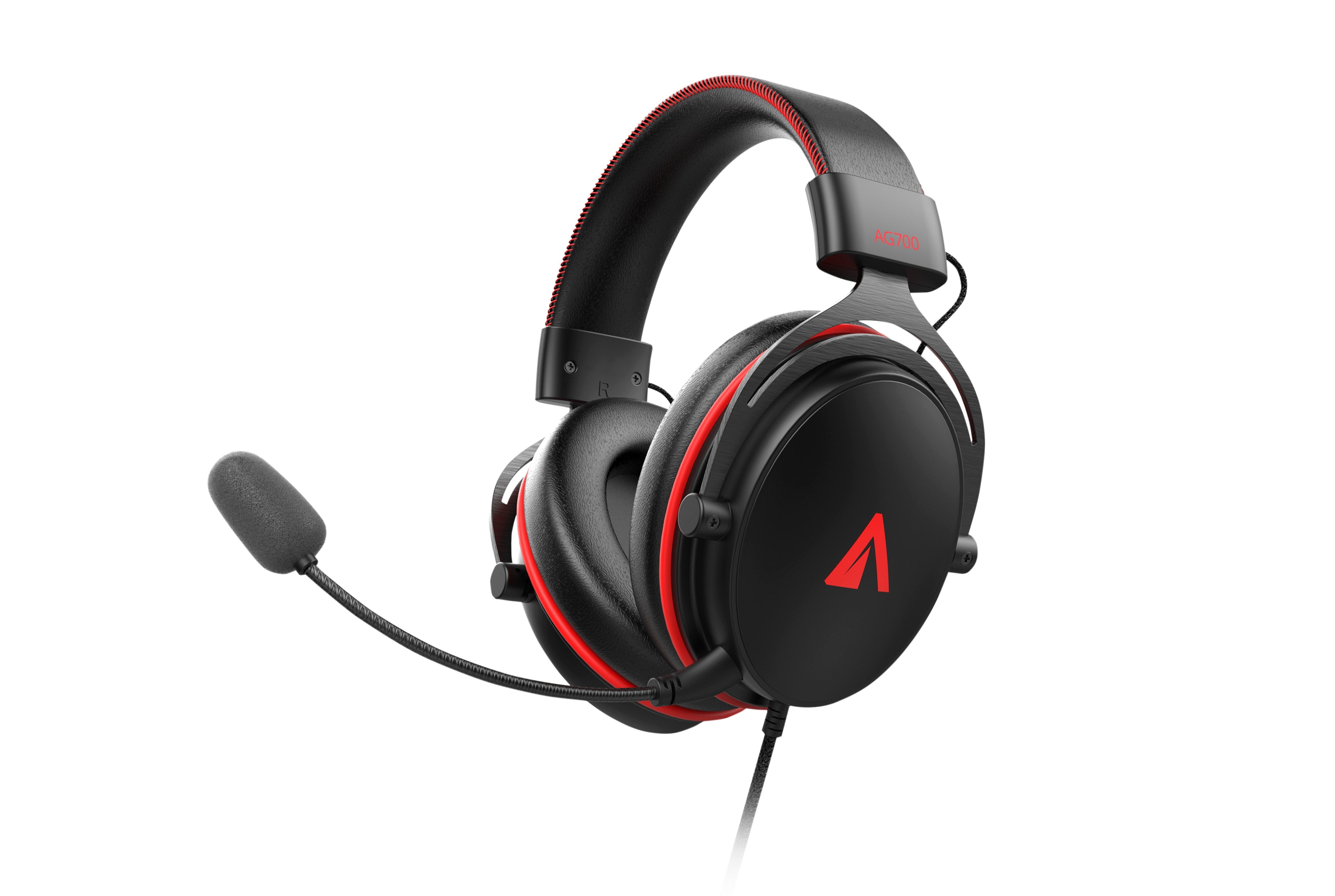 Abysm Ag700 Pro 7.1 Auriculares Gaming Negro/Rojo