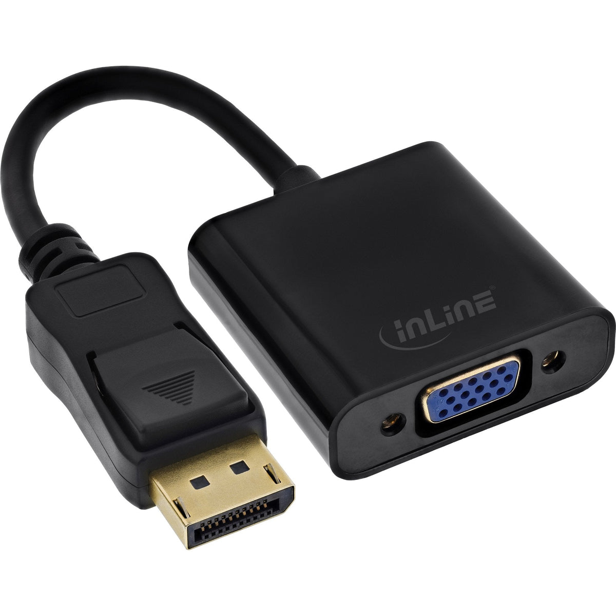 Adaptador Displayport Básico Inline, Displayport Macho A Vga Hembra Negro 0,15 M